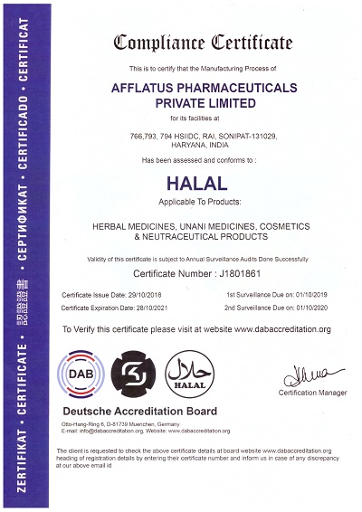 Afflatus Certification